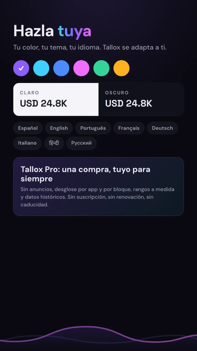 Tallox — hazla tuya